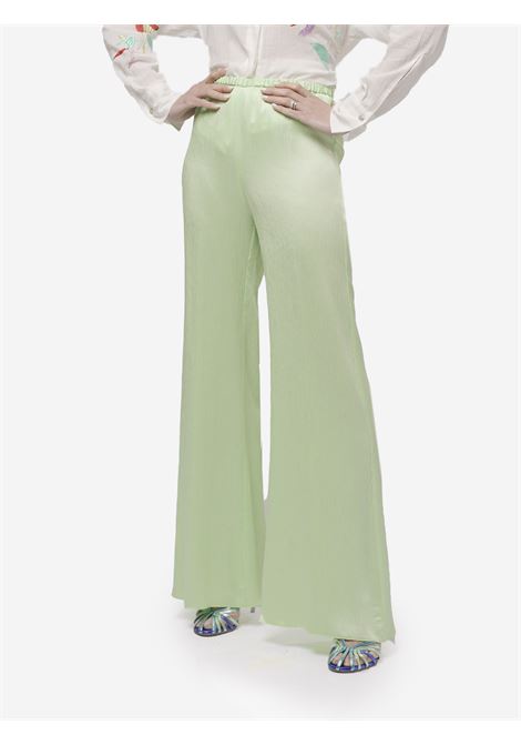 pantalone con elastico in raso di viscosa creponne FORTE FORTE | Pantaloni | 12360MYPANTS6053